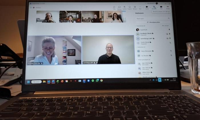 Het 'check-in momentje' bij Renda